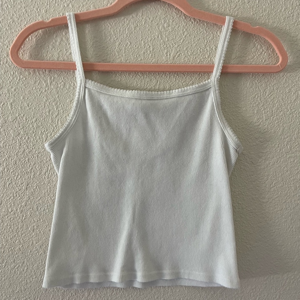 Brandy Melville white crop top